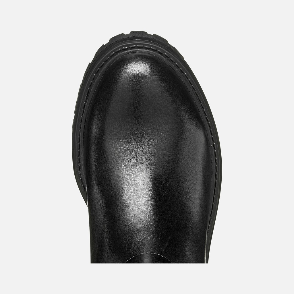 Leather high boots IRIDEA WOMAN Black - image number 6 | GEOX