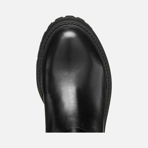Leather high boots IRIDEA WOMAN Black - image number 6 | GEOX
