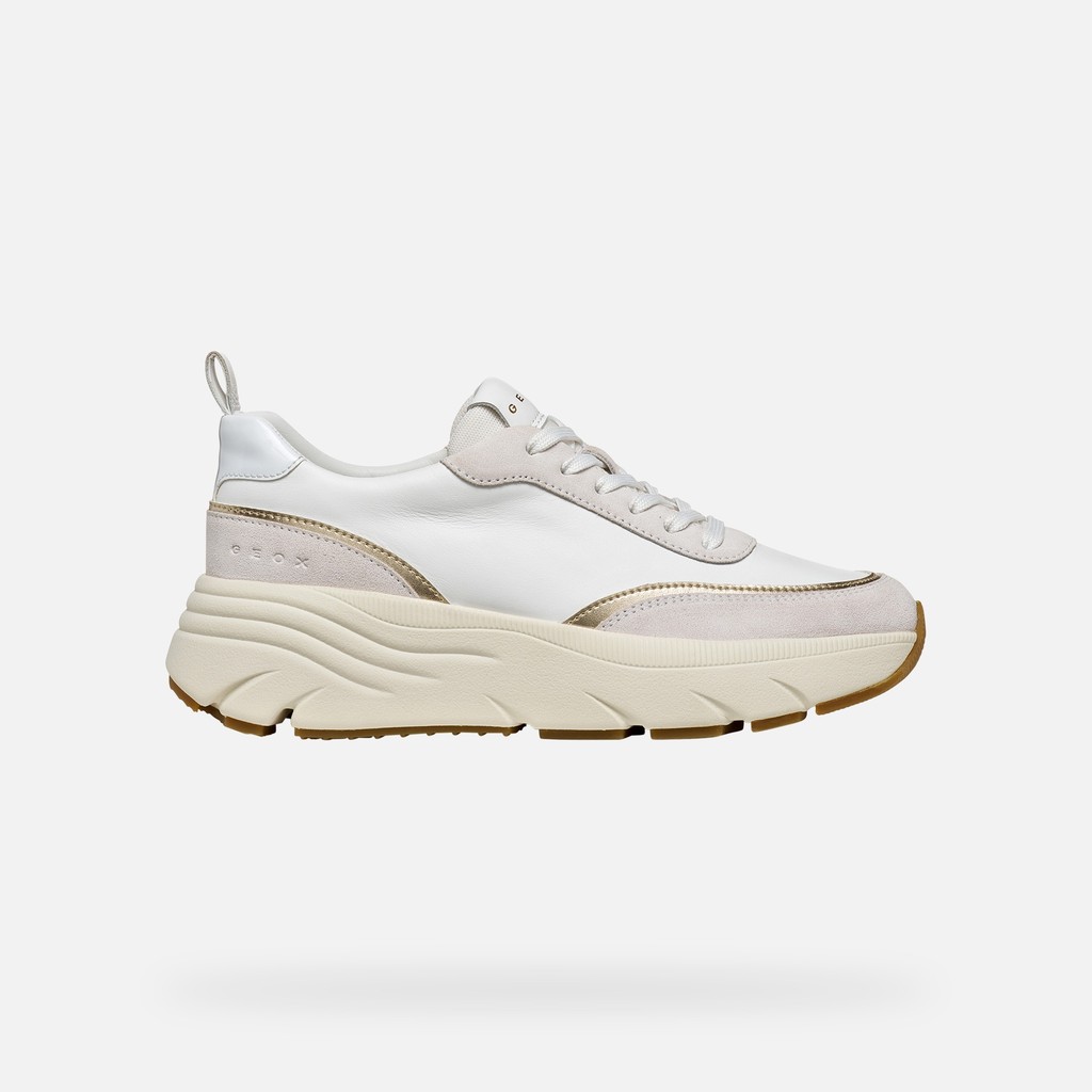 Low top sneakers DIAMANTA WOMAN White/Off White - image number 1 | GEOX
