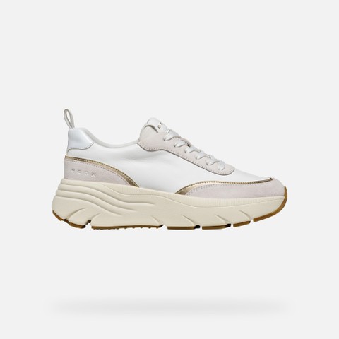 Low top sneakers DIAMANTA WOMAN White/Off White - image number 1 | GEOX