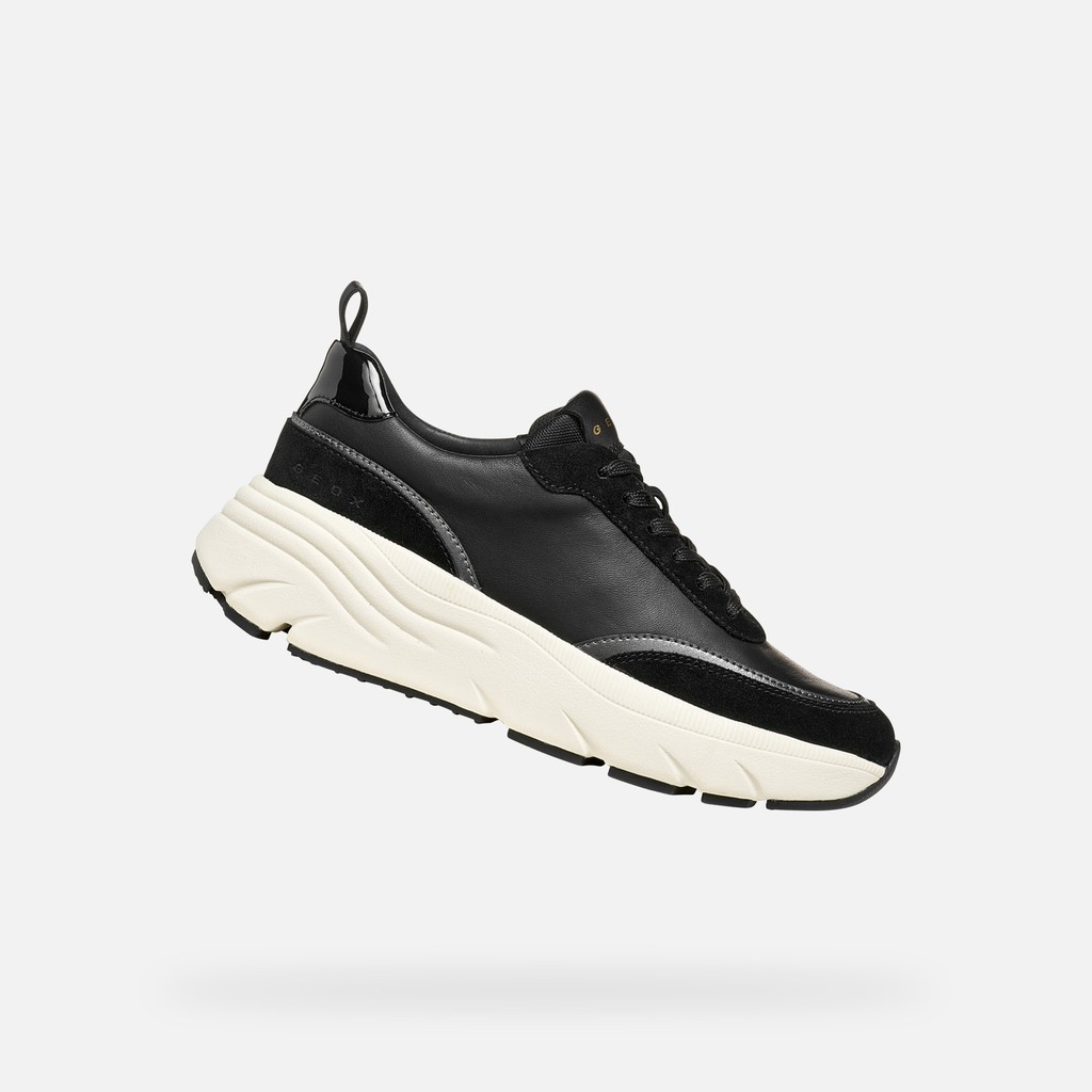 Low top sneakers DIAMANTA WOMAN Black - image number 0 | GEOX