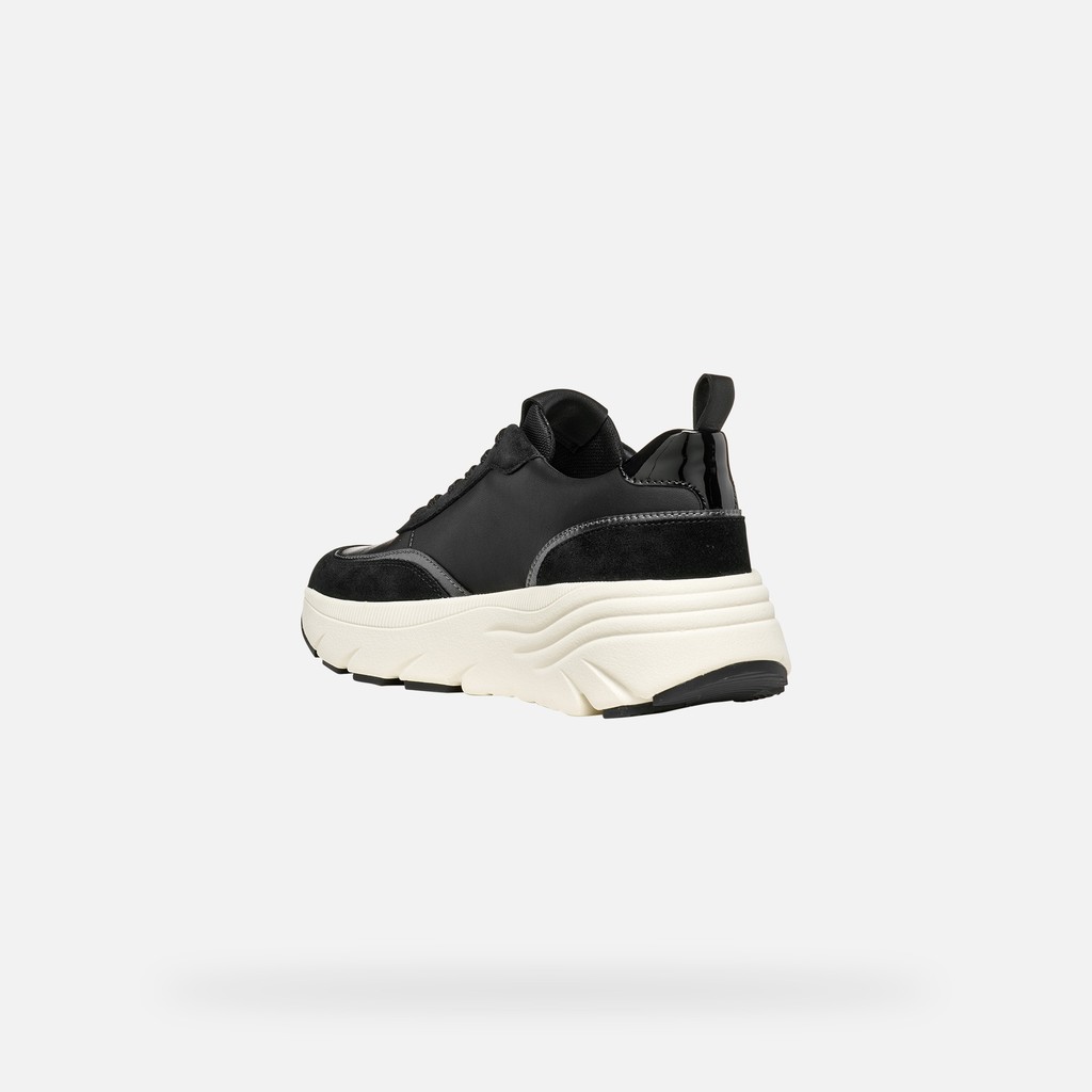 Low top sneakers DIAMANTA WOMAN Black - image number 3 | GEOX