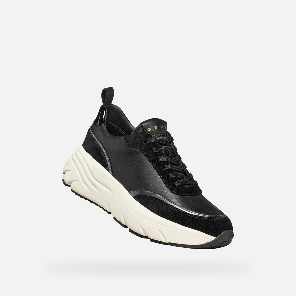 Low top sneakers DIAMANTA WOMAN Black - image number 4 | GEOX