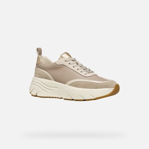 Low top sneakers DIAMANTA WOMAN Beige/Sand - image number 2 | GEOX