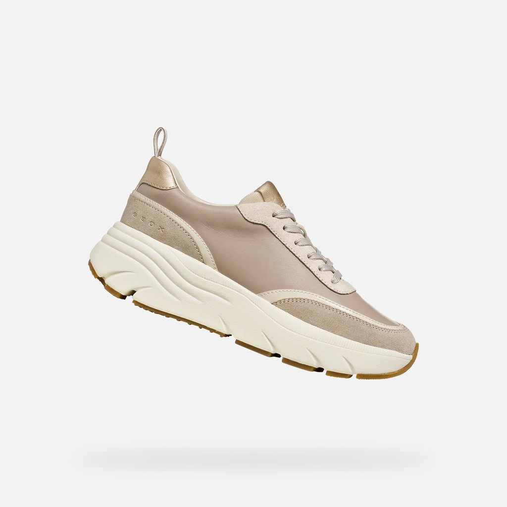 Low top sneakers DIAMANTA WOMAN Beige/Sand - image number 0 | GEOX