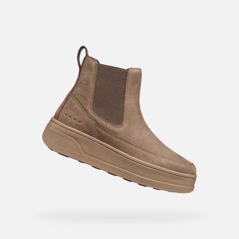 Bottines Chelsea SPHERICA ECUB-2 FEMME Taupe | GEOX