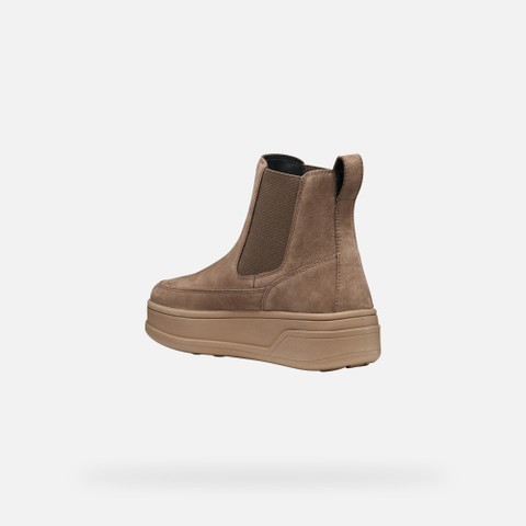 Bottines Chelsea SPHERICA ECUB-2 FEMME Taupe - image number 3 | GEOX