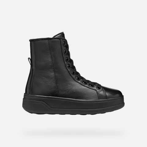 Ankle boots with laces SPHERICA ECUB-2 WOMAN Black - image number 1 | GEOX