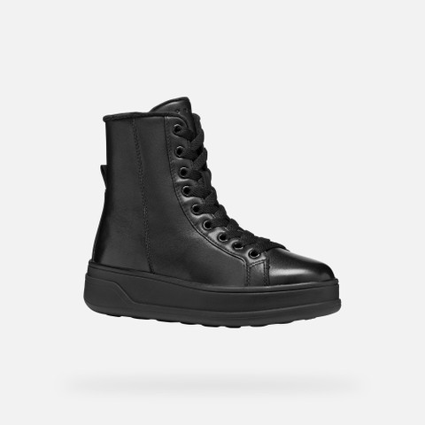 Ankle boots with laces SPHERICA ECUB-2 WOMAN Black - image number 2 | GEOX