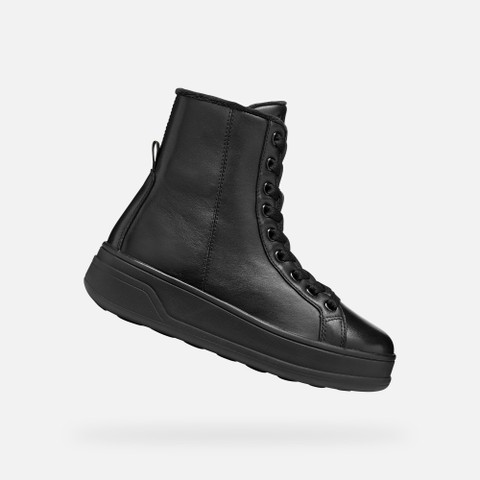 Ankle boots with laces SPHERICA ECUB-2 WOMAN Black - image number 0 | GEOX