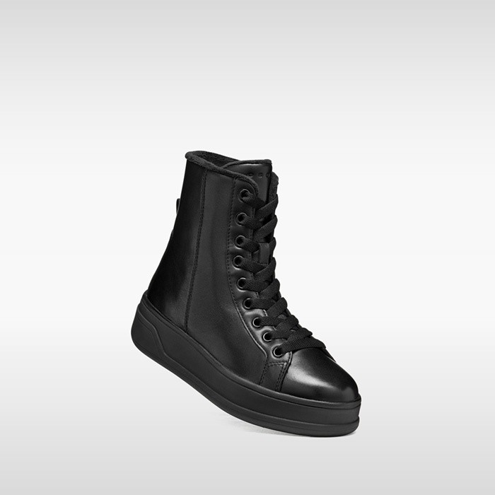 Ankle boots with laces SPHERICA ECUB-2 WOMAN Black | GEOX