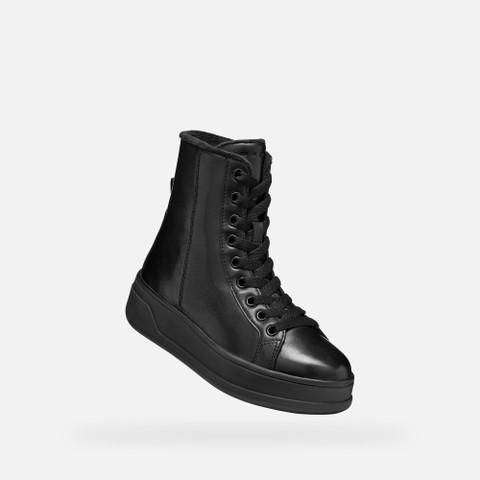 Ankle boots with laces SPHERICA ECUB-2 WOMAN Black - image number 4 | GEOX