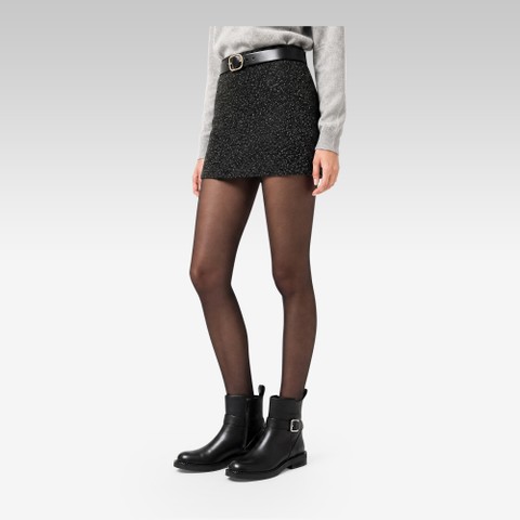 Biker boots SERILDA WOMAN Black - image number 1 | GEOX