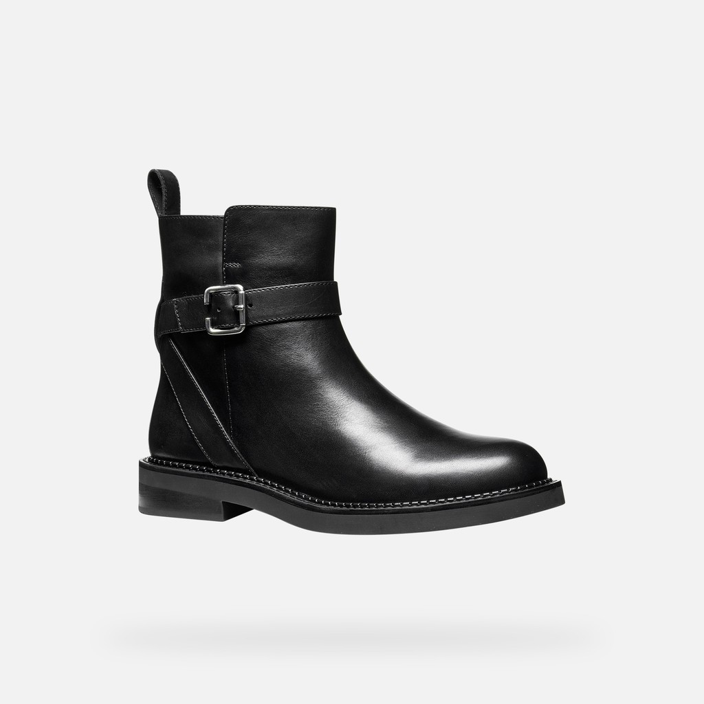 Biker boots SERILDA WOMAN Black - image number 2 | GEOX