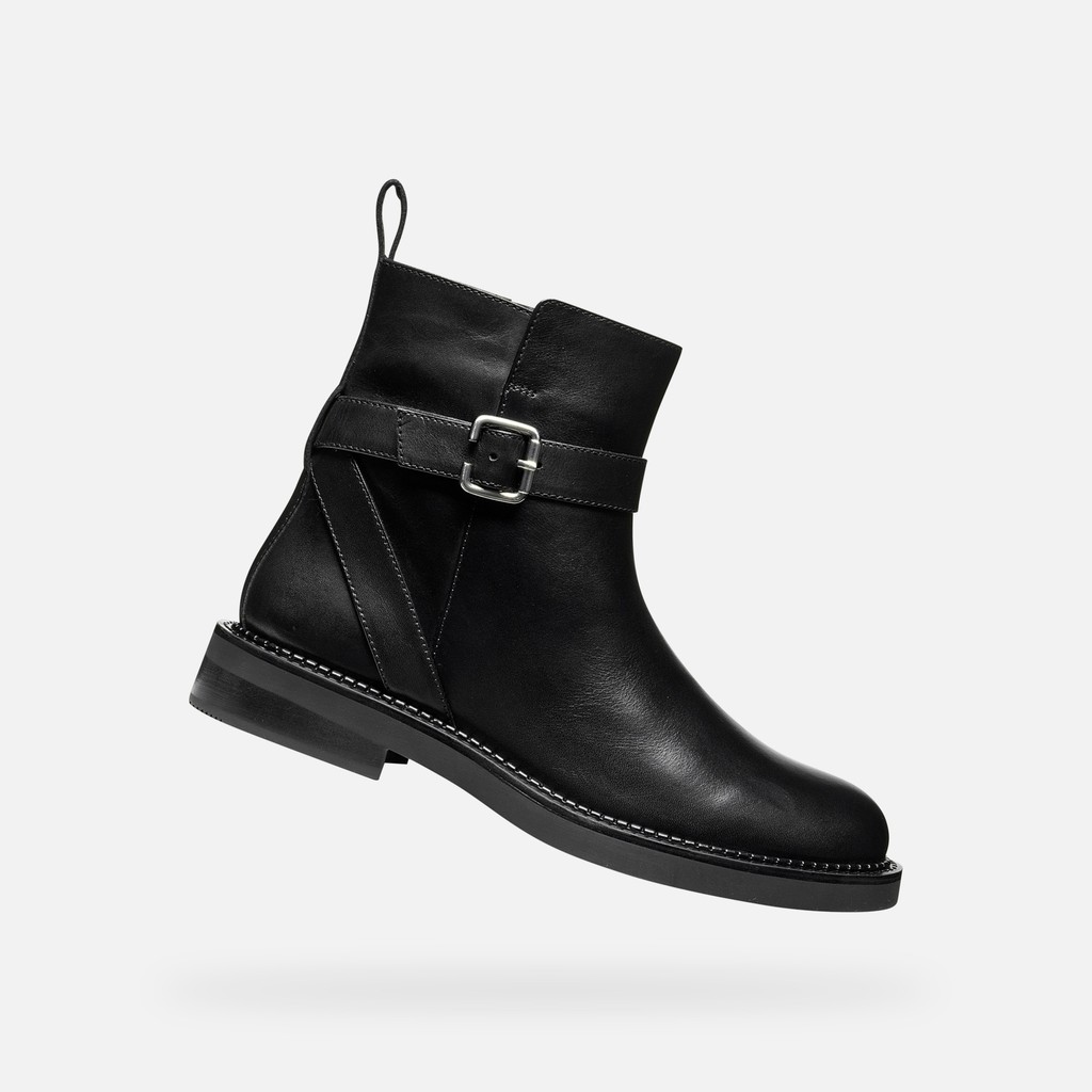 Biker boots SERILDA WOMAN Black - image number 0 | GEOX