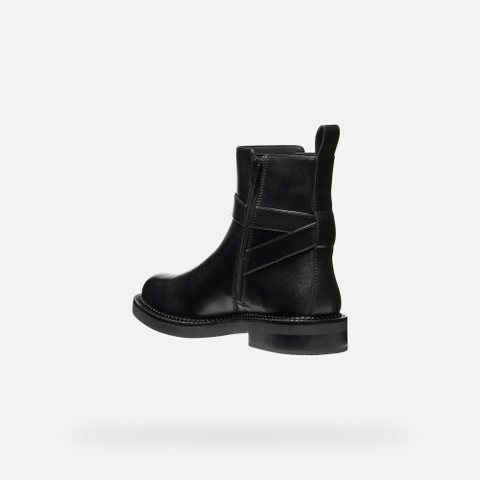 Biker boots SERILDA WOMAN Black - image number 3 | GEOX
