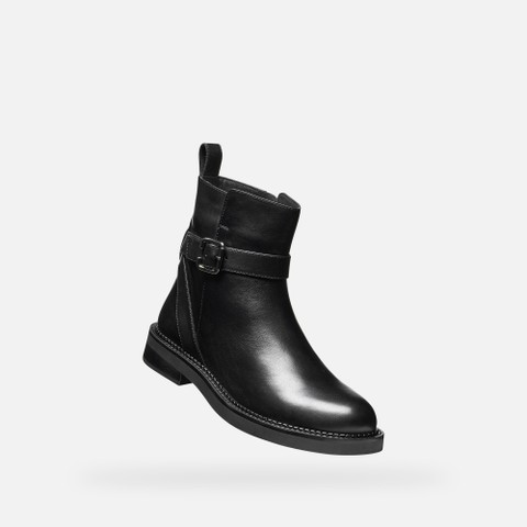 Biker boots SERILDA WOMAN Black - image number 4 | GEOX