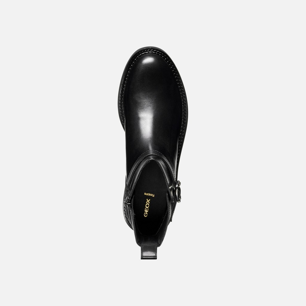 Biker boots SERILDA WOMAN Black - image number 5 | GEOX