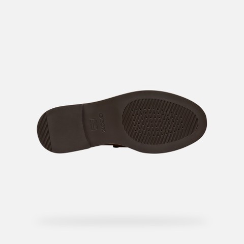 Suede loafers SERILDA WOMAN Nut - image number 6 | GEOX