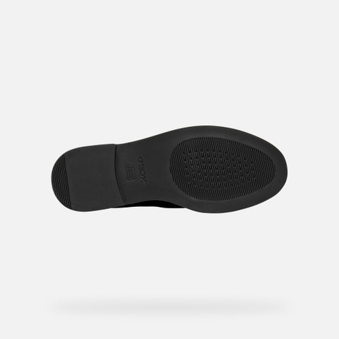 Suede loafers SERILDA WOMAN Black - image number 6 | GEOX