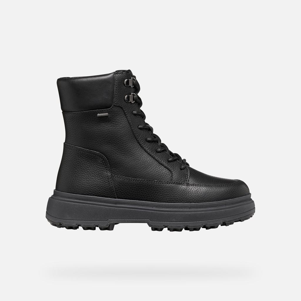 Bottines imperm&eacute;ables LAMIDIE + GRIP ABX FEMME Noir - image number 1 | GEOX