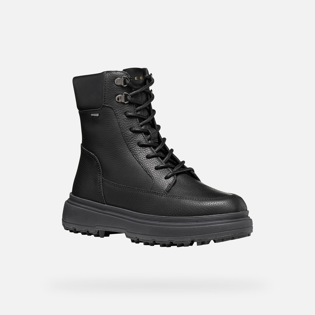 Bottines imperm&eacute;ables LAMIDIE + GRIP ABX FEMME Noir - image number 2 | GEOX