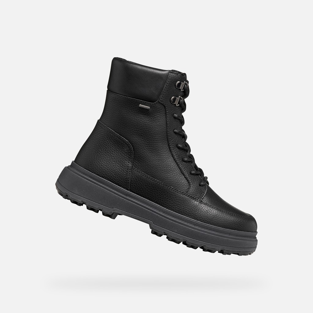 Bottines imperm&eacute;ables LAMIDIE + GRIP ABX FEMME Noir - image number 0 | GEOX