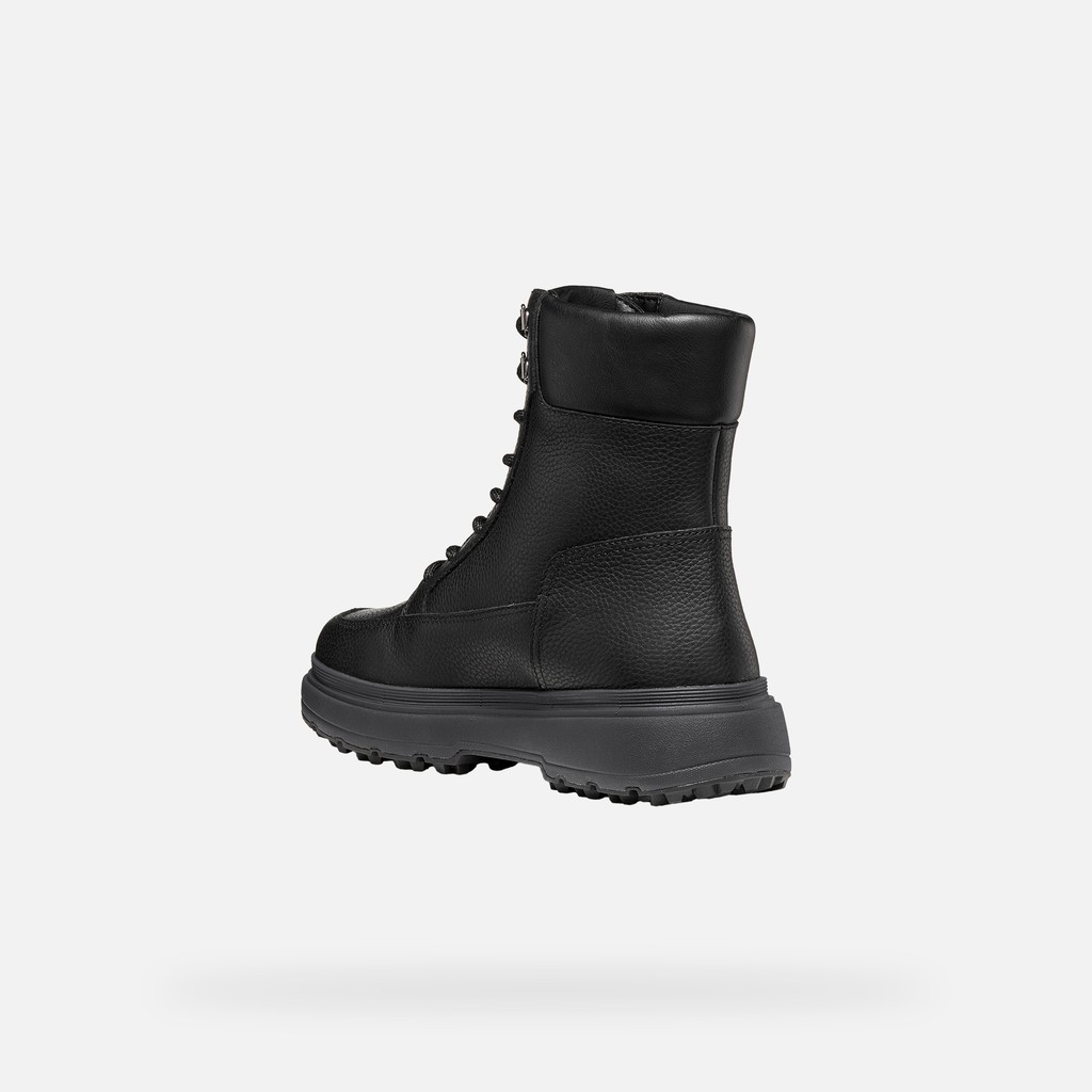 Bottines imperm&eacute;ables LAMIDIE + GRIP ABX FEMME Noir - image number 3 | GEOX