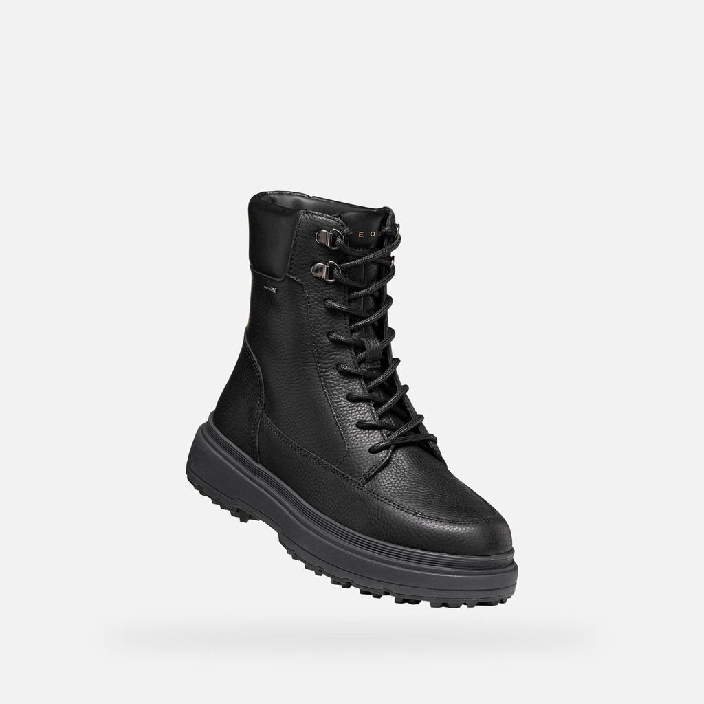 Bottines imperm&eacute;ables LAMIDIE + GRIP ABX FEMME Noir - image number 4 | GEOX