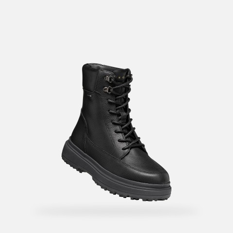 Bottines imperm&eacute;ables LAMIDIE + GRIP ABX FEMME Noir - image number 4 | GEOX