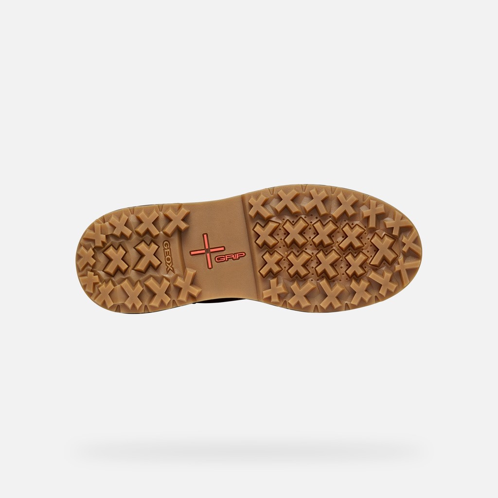 Bottines imperm&eacute;ables LAMIDIE + GRIP ABX FEMME Brun fonc&eacute; - image number 6 | GEOX