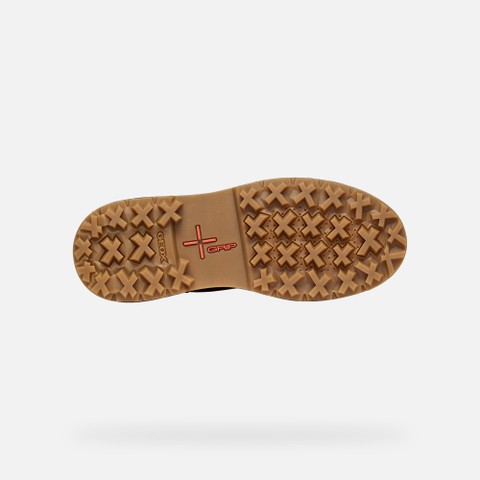 Bottines imperm&eacute;ables LAMIDIE + GRIP ABX FEMME Brun fonc&eacute; - image number 6 | GEOX
