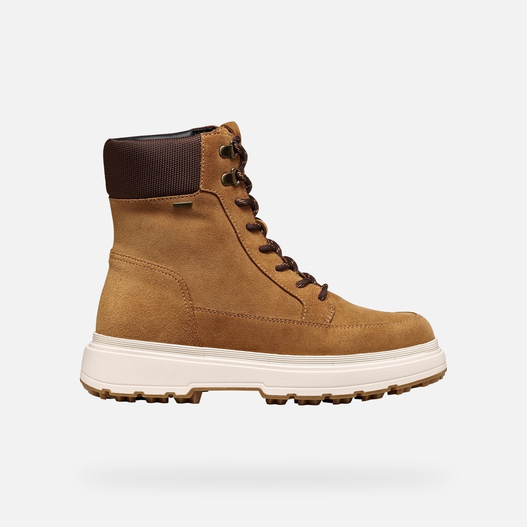Stivaletti impermeabili LAMIDIE + GRIP ABX DONNA Whisky/Marrone scuro - image number 1 | GEOX