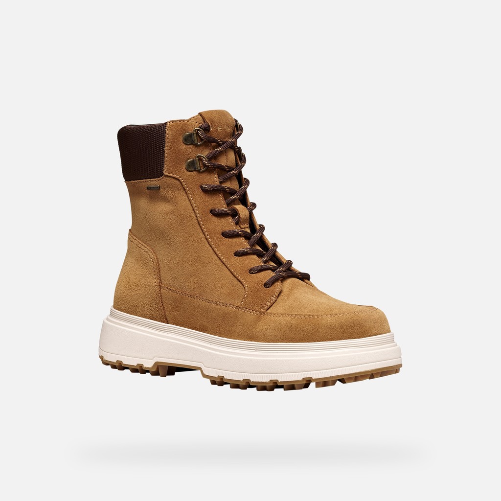 Stivaletti impermeabili LAMIDIE + GRIP ABX DONNA Whisky/Marrone scuro - image number 2 | GEOX