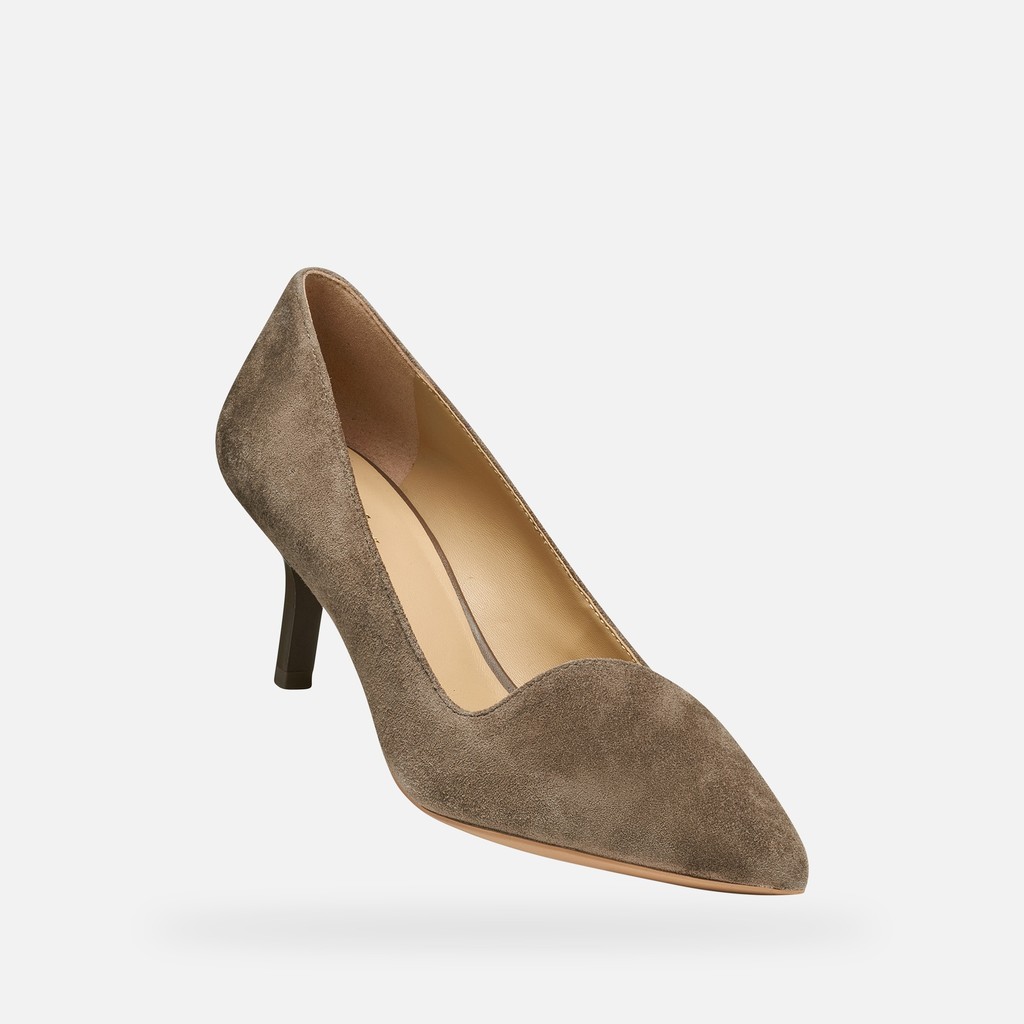 Dress pumps KLEOPY WOMAN Taupe - image number 5 | GEOX