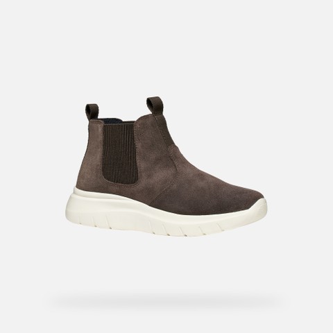 Chelsea boots PLUMMERY WOMAN Chocolate - image number 3 | GEOX