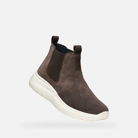 Chelsea boots PLUMMERY WOMAN Chocolate - image number 5 | GEOX