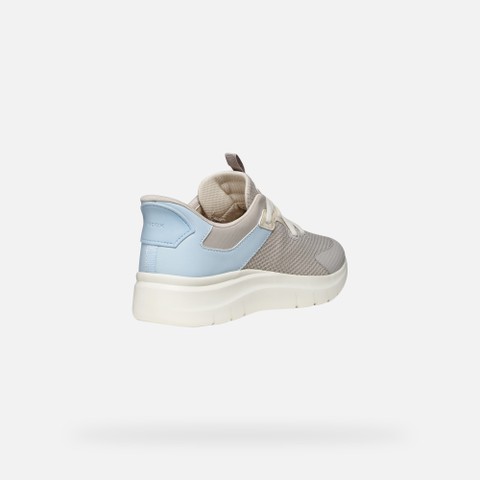 SNEAKERS PLUMMERY PLUS FEMME Beige et autres couleurs - image number 4 | GEOX