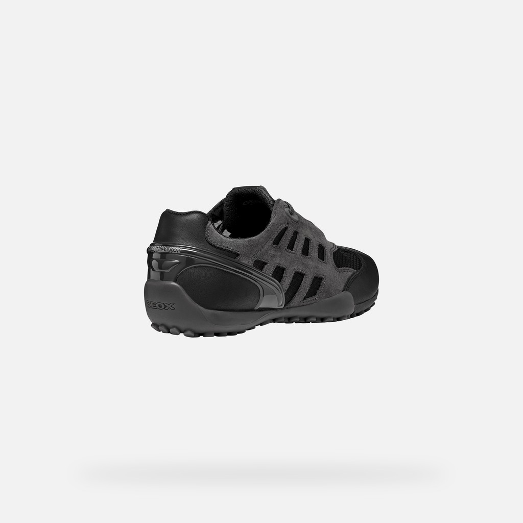 Vintage low top sneakers ARCHIVE SNAKE WOMAN Black/Dark Grey - image number 4 | GEOX