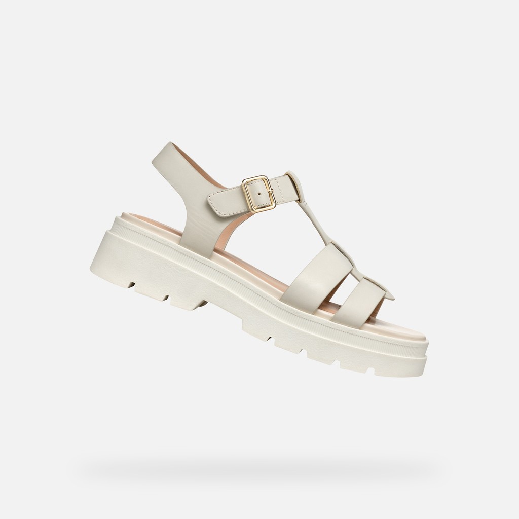Platform sandals ADACTER S B WOMAN Light Sand - image number 0 | GEOX