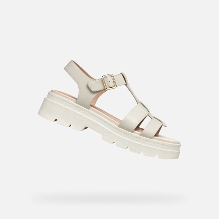Platform sandals ADACTER S B WOMAN Light Sand | GEOX