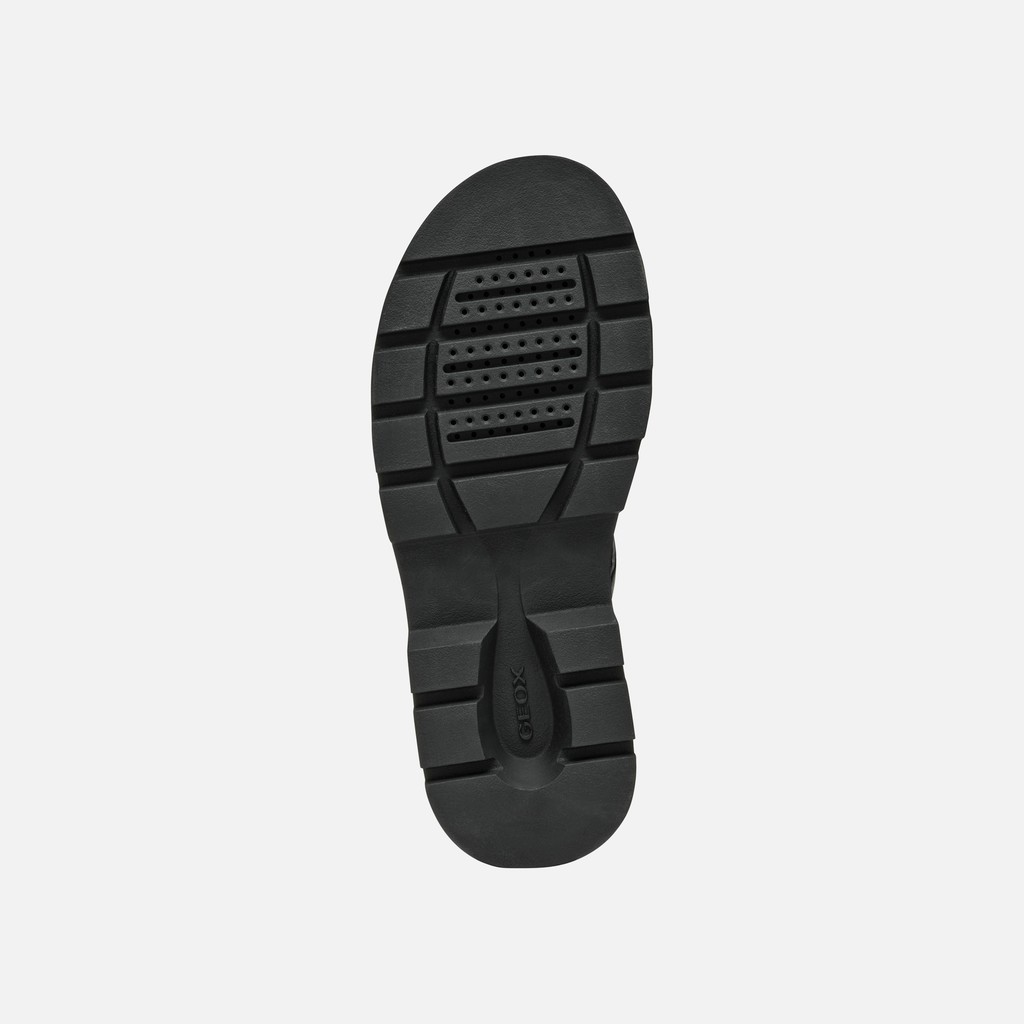 Platform sandals ADACTER S B WOMAN Black - image number 7 | GEOX