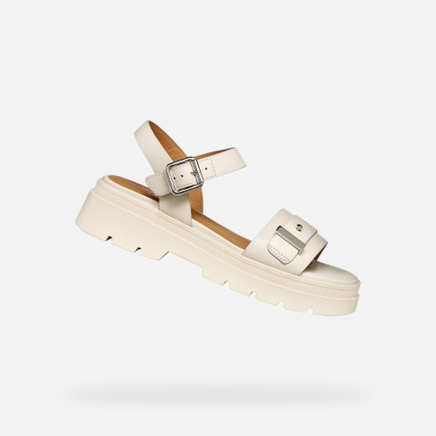 Platform sandals ADACTER S B WOMAN Light Sand | GEOX