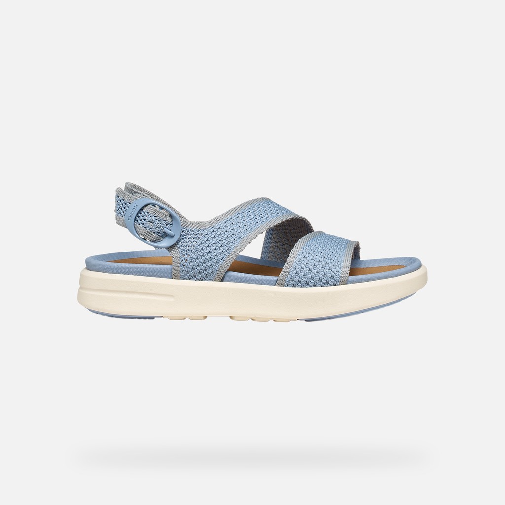 SANDALS CLIMASANDAL SPRT WOMAN Denim/Grey - image number 1 | GEOX