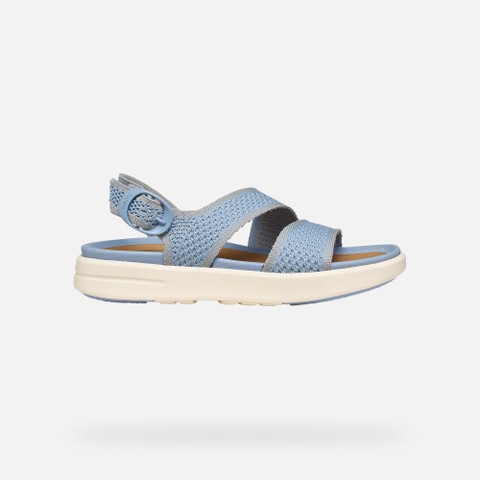 SANDALS CLIMASANDAL SPRT WOMAN Denim/Grey - image number 1 | GEOX