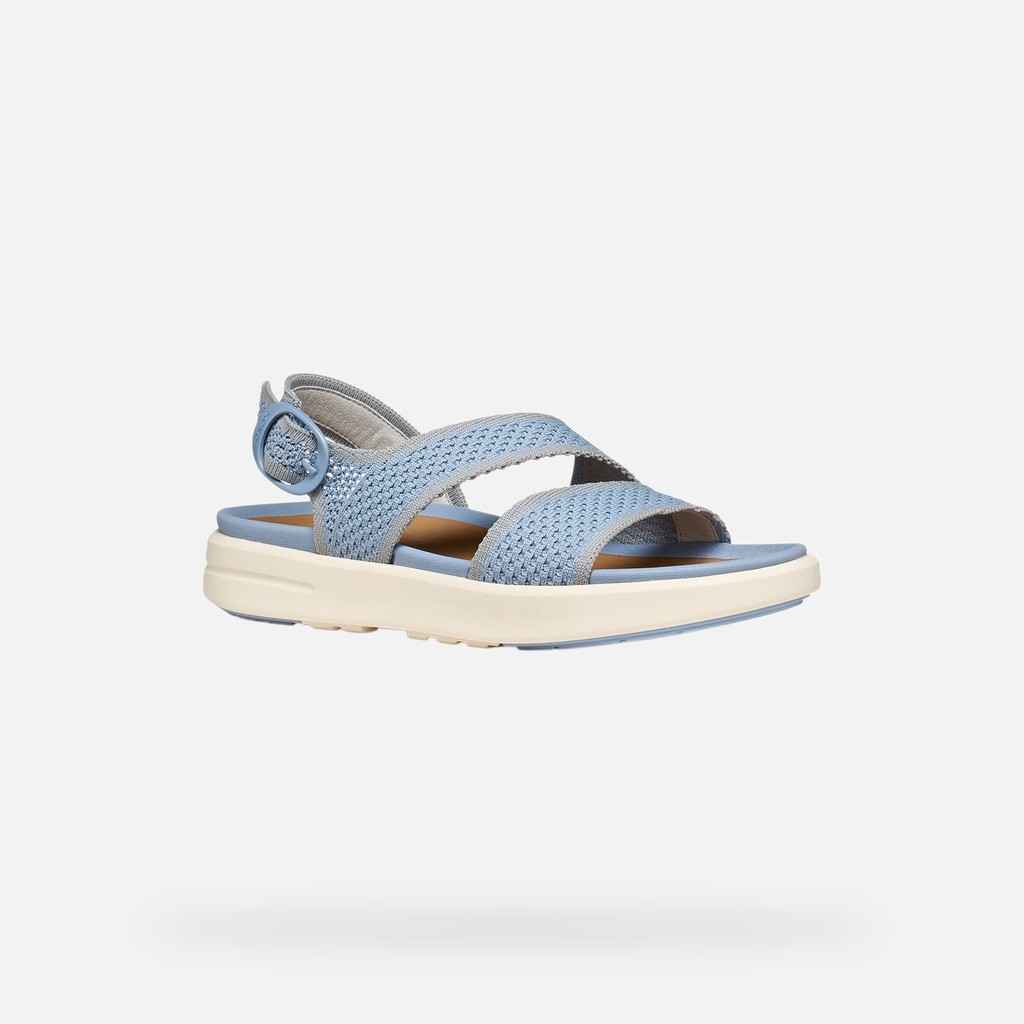 SANDALS CLIMASANDAL SPRT WOMAN Denim/Grey - image number 2 | GEOX