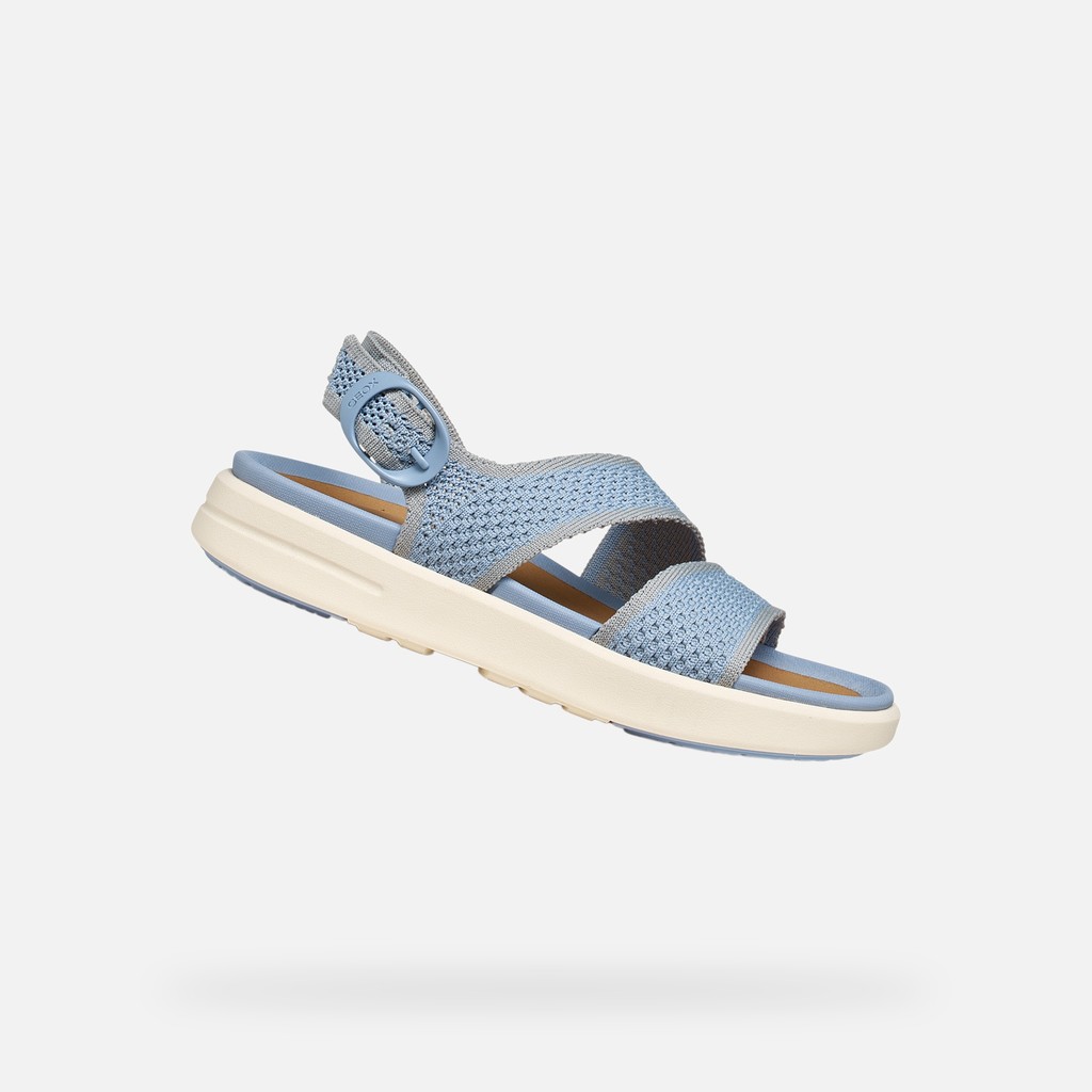 SANDALS CLIMASANDAL SPRT WOMAN Denim/Grey - image number 0 | GEOX