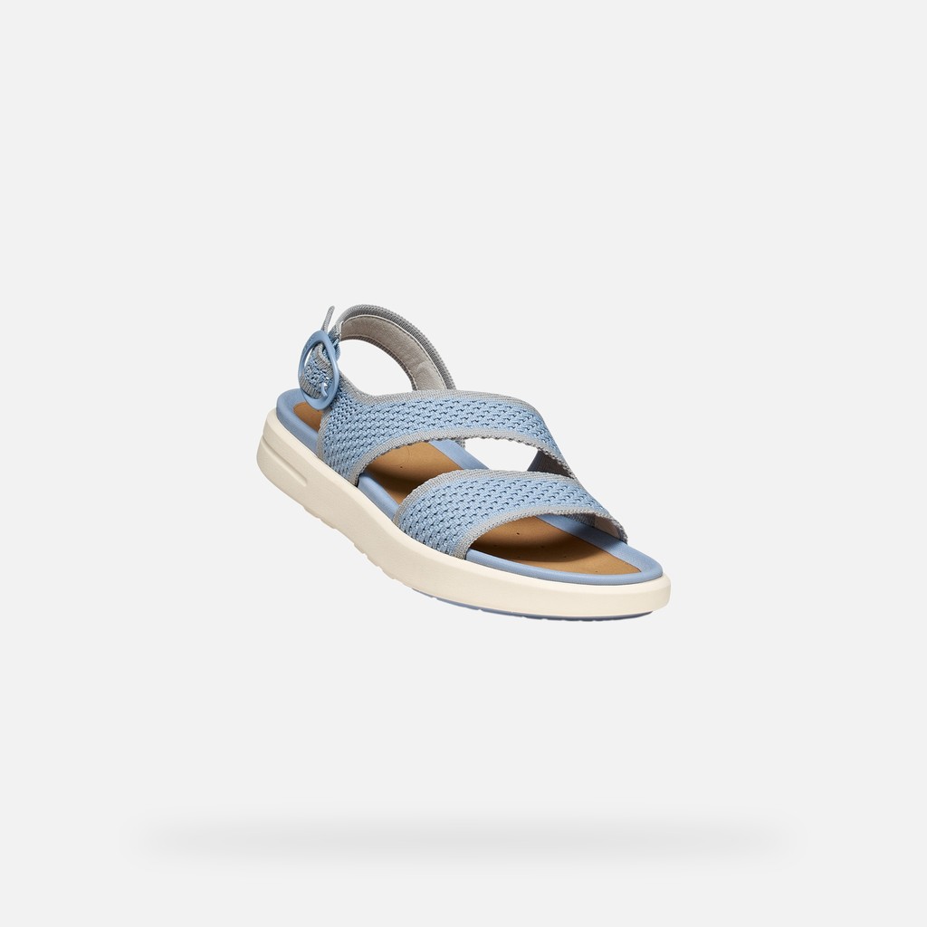 SANDALS CLIMASANDAL SPRT WOMAN Denim/Grey - image number 4 | GEOX