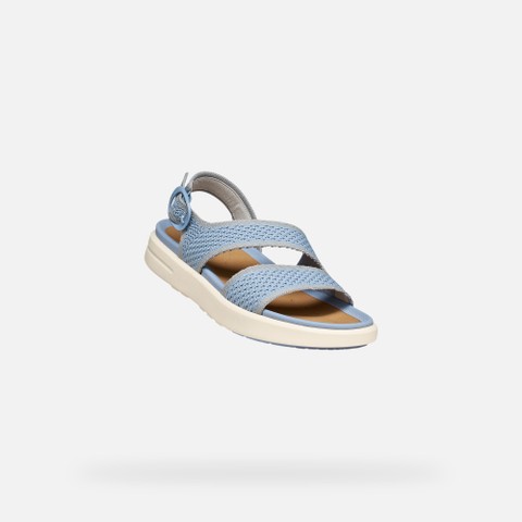 SANDALS CLIMASANDAL SPRT WOMAN Denim/Grey - image number 4 | GEOX