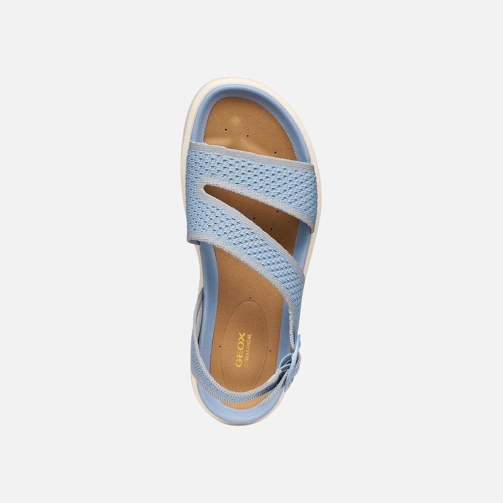 SANDALS CLIMASANDAL SPRT WOMAN Denim/Grey - image number 5 | GEOX